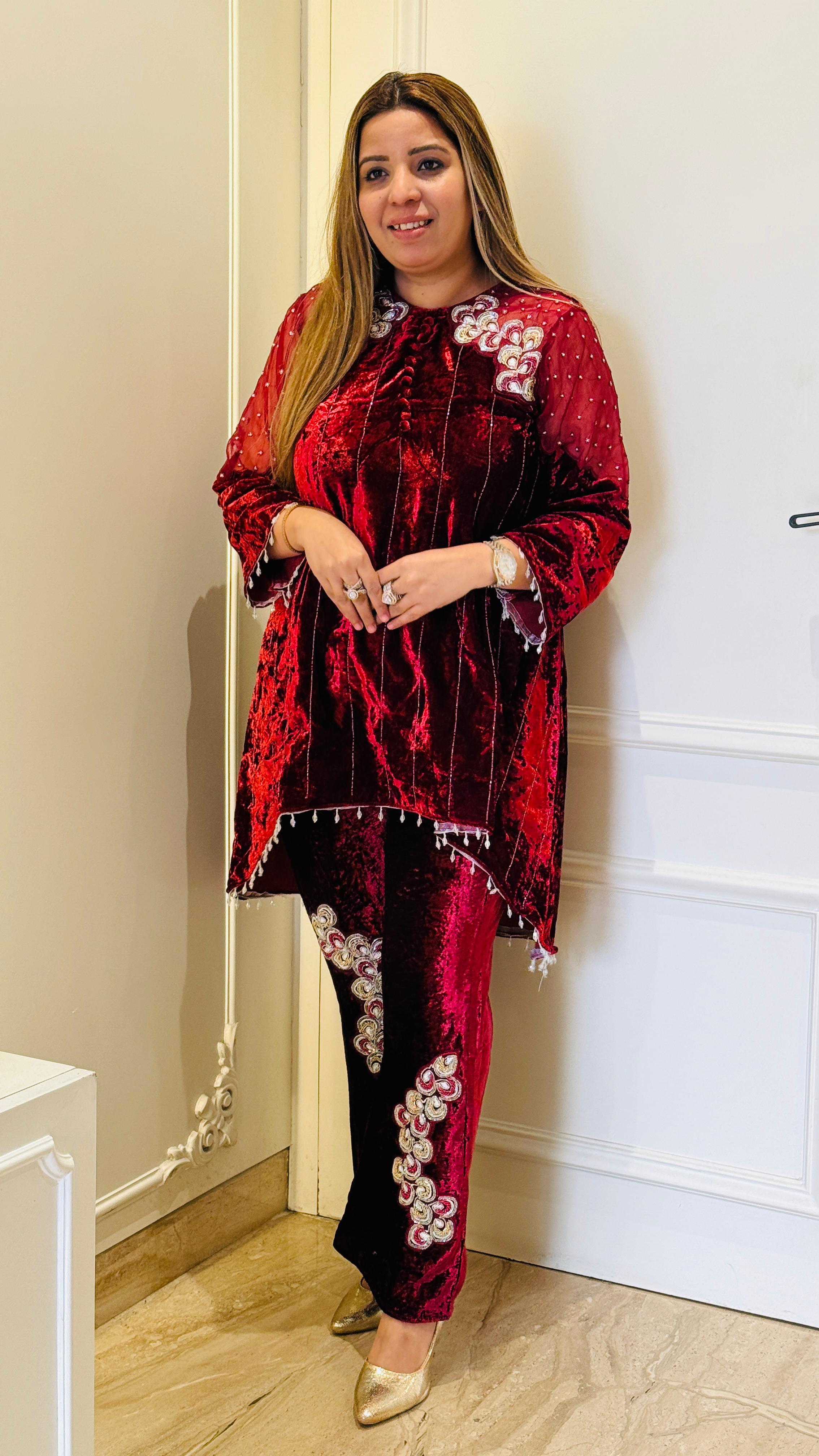 Iced Velvet Co-ord Set